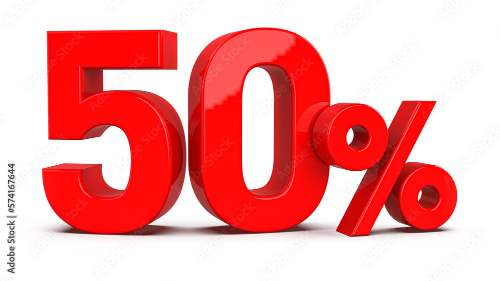 Promotion 50 Percent 3d red number percent Generative AI Promotion 50 Percent 3d red number percent Generative AI
