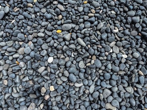 black and white pebbles
