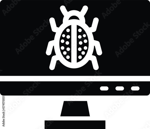 Debug Vector Icon Design Illustration