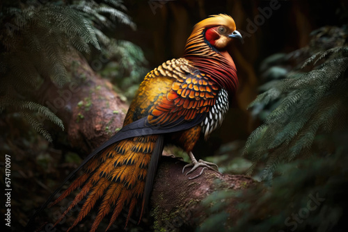 Golden Pheasant is a wild animal type of pheasant that is raised as a beautiful pet.