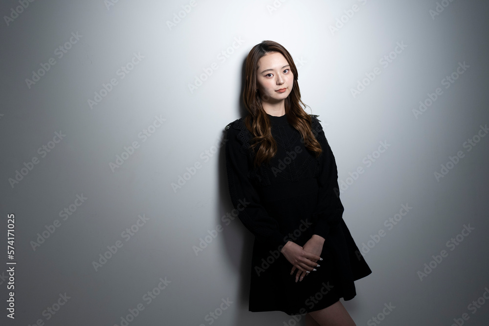 爽やかな若い女性