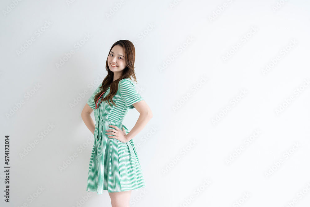 爽やかな女性 爽やかな女性