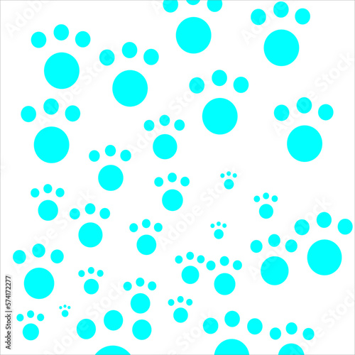 dog footprint design used as background pattern