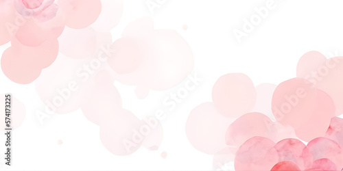 abstract pink color drops o...