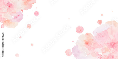 abstract pink color drops o...