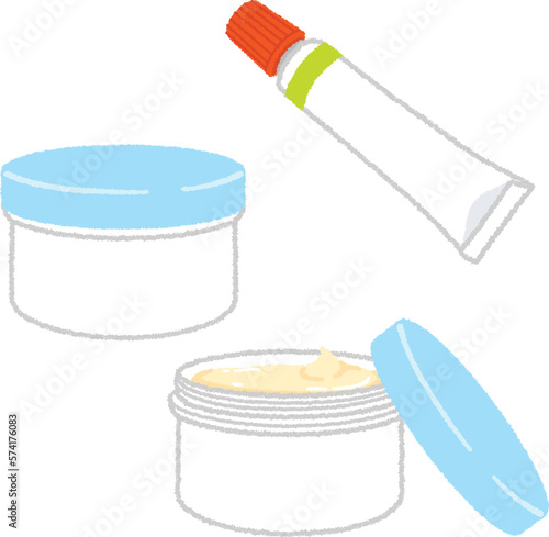 軟膏のイラスト