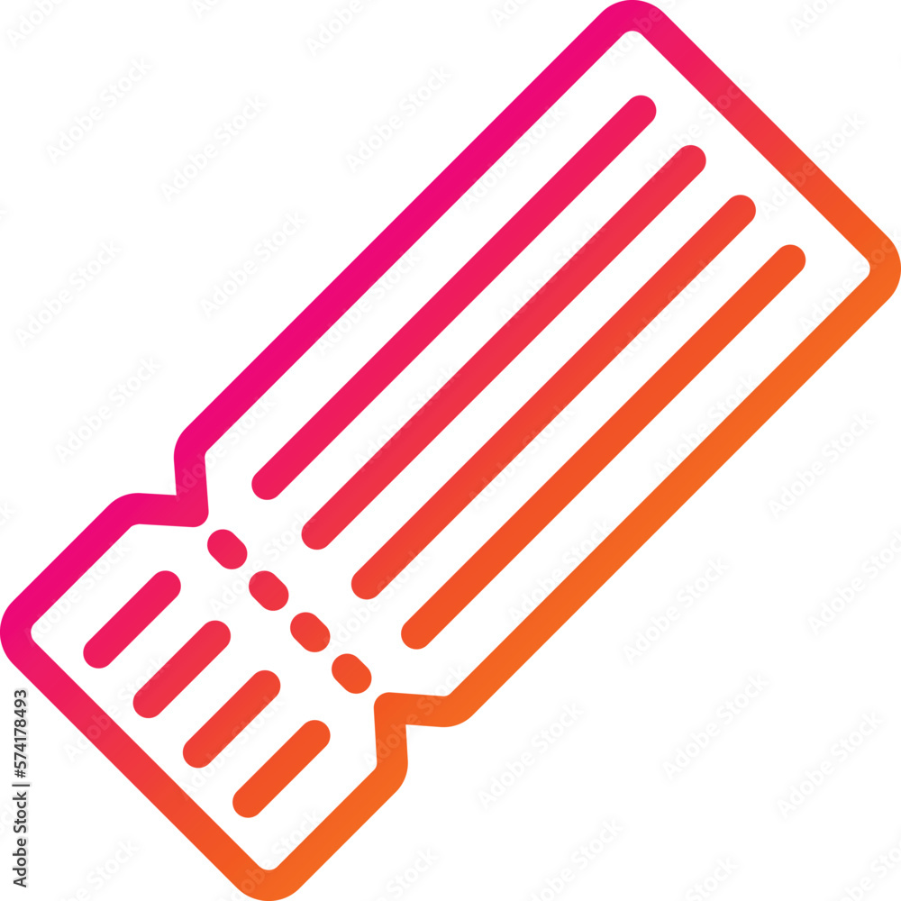 Movie ticket Vector Icon Design Illustration Movie ticket Vector Icon Design Illustration