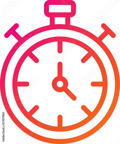 Stop watch Vector Icon Design Illustration