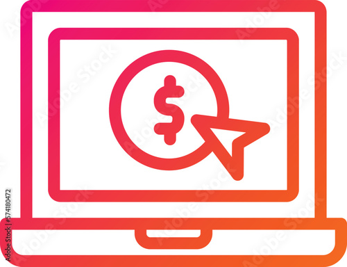 Pay per click Vector Icon Design Illustration