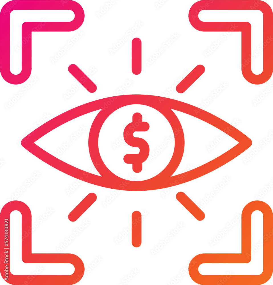 Vision Vector Icon Design Illustration Vision Vector Icon Design Illustration
