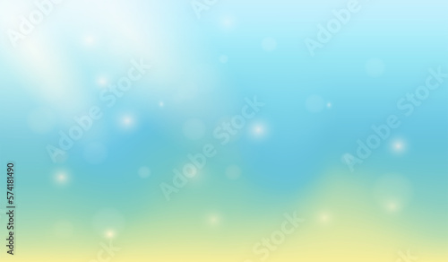 Abstract color tone gradient backround.Blue colors light tone vector illustration. Bright smooth blue and yellow colors background, vector