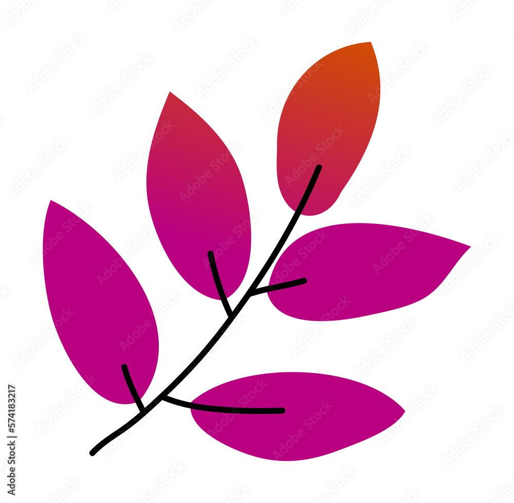 Leaf doodle vector Leaf doodle vector