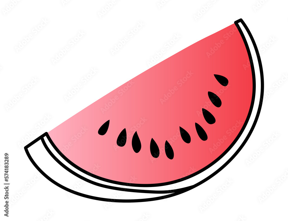 Watermelon doodle vector Watermelon doodle vector