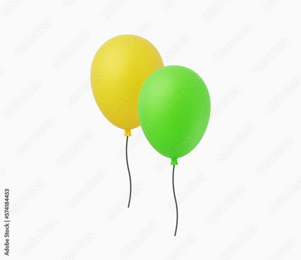 3d Realistic Balloon vector Illustration 3d Realistic Balloon vector Illustration