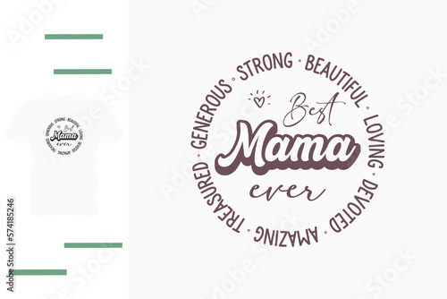 Generous mama t shirt design