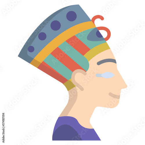 Nefertiti Bust icon