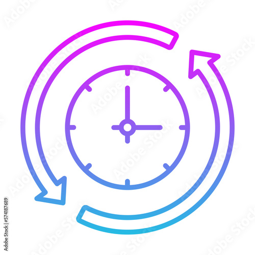 Free Download Time Circle Icon - GFXLoad