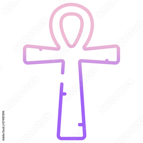 Ankh cross icon