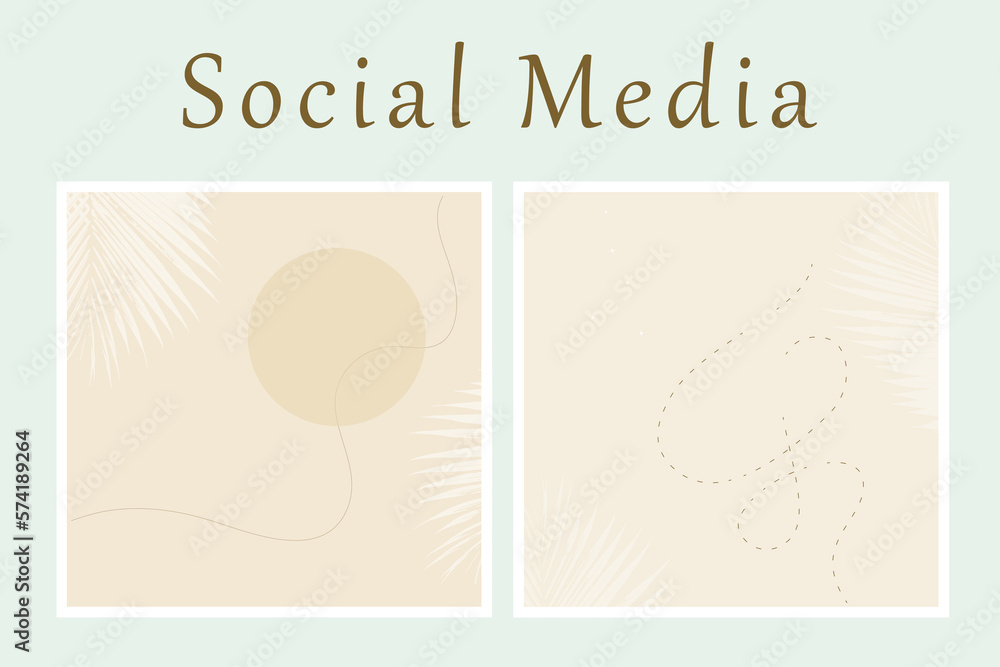 background for social network post. Gentle background for a banner. Vector pastel background