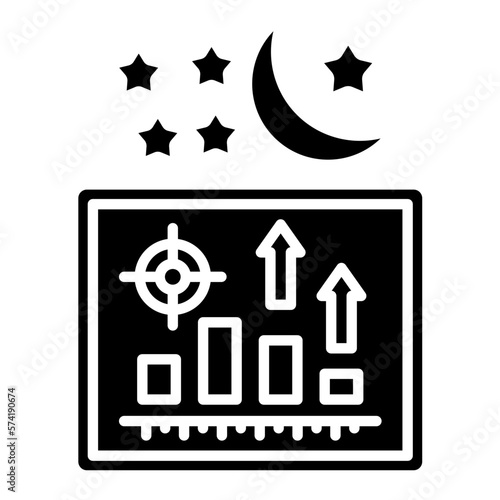 Evening Class Glyph Icon