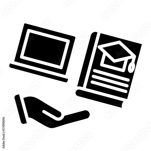 Off the job Training Glyph Icon