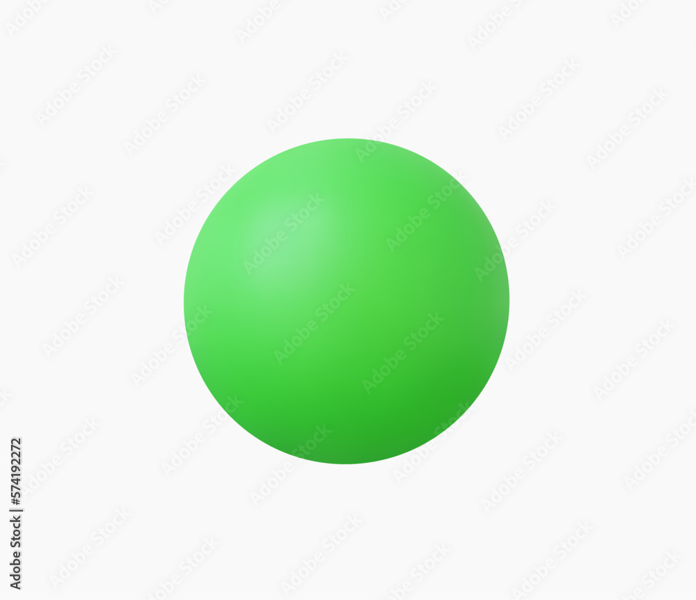 3d Realistic Sphere icon vector illustration