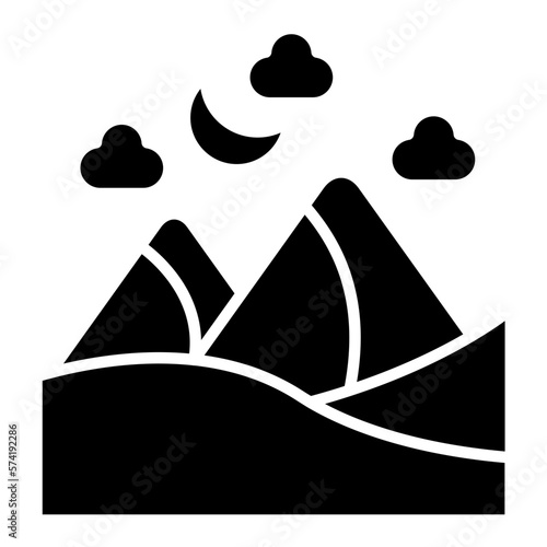 Desert Glyph Icon