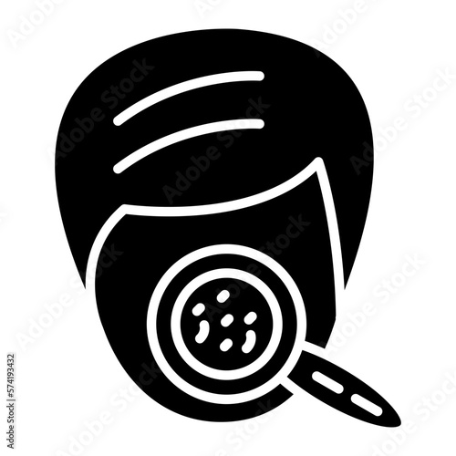 Problematic Skin Glyph Icon