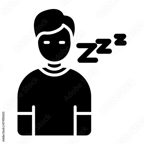 Lazy Glyph Icon