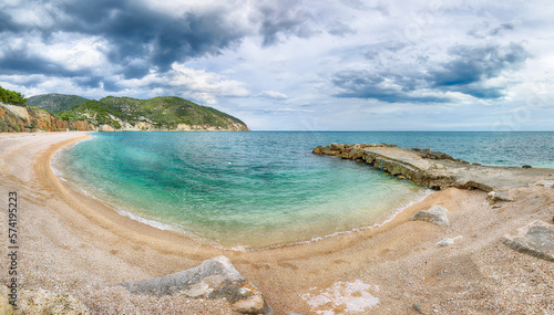 Astonishing view on Vignanotica beach on the coast of Gargano National park photo