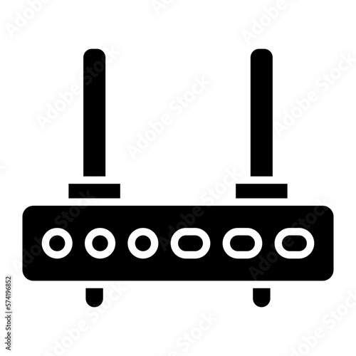 Modem Glyph Icon