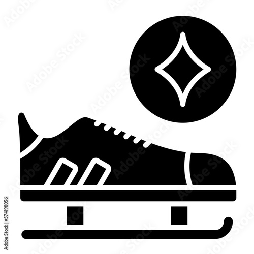 Skates Sharpening Glyph Icon
