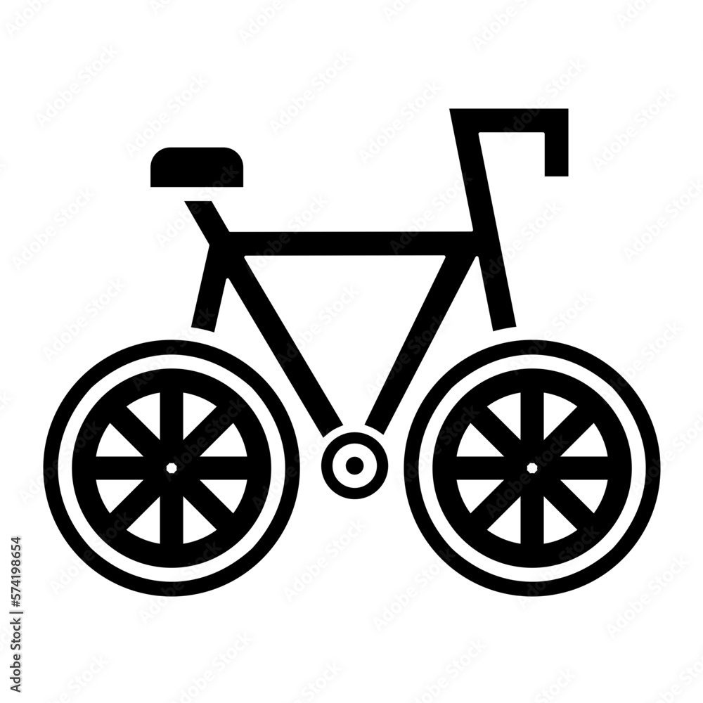 Bicycle Glyph Icon
