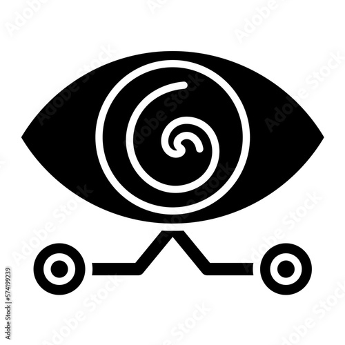 Hypnosis Glyph Icon