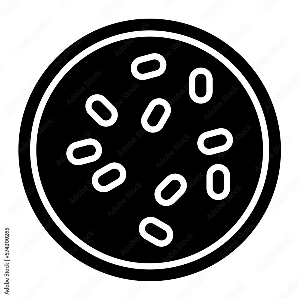 Probiotic Glyph Icon Probiotic Glyph Icon