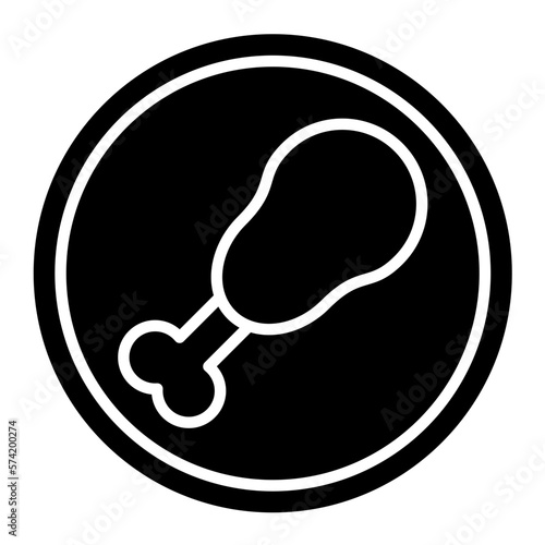 Paleo Diet Glyph Icon