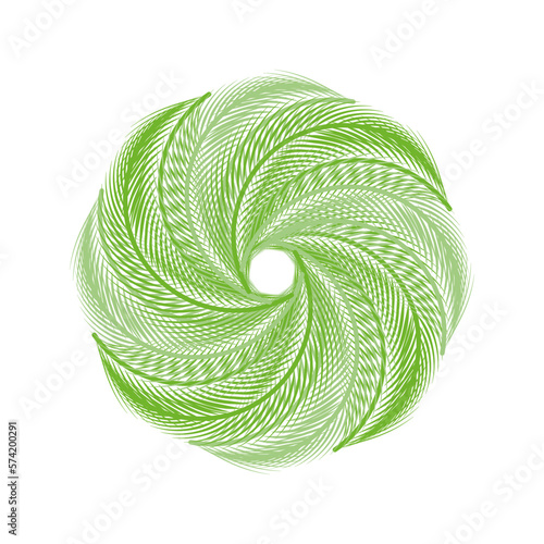 terry green  spiral  isolated vector circle