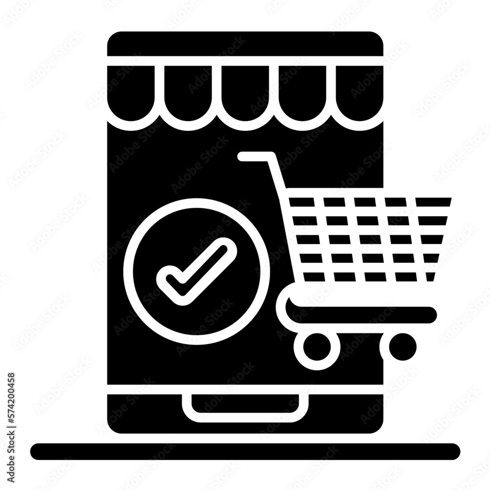 Simple Ordering Glyph Icon Simple Ordering Glyph Icon