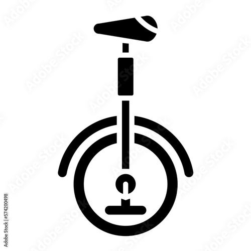 Bicycle Glyph Icon