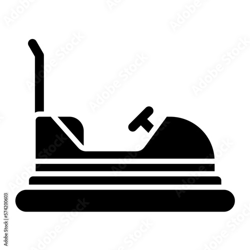 Bumper Cars Glyph Icon