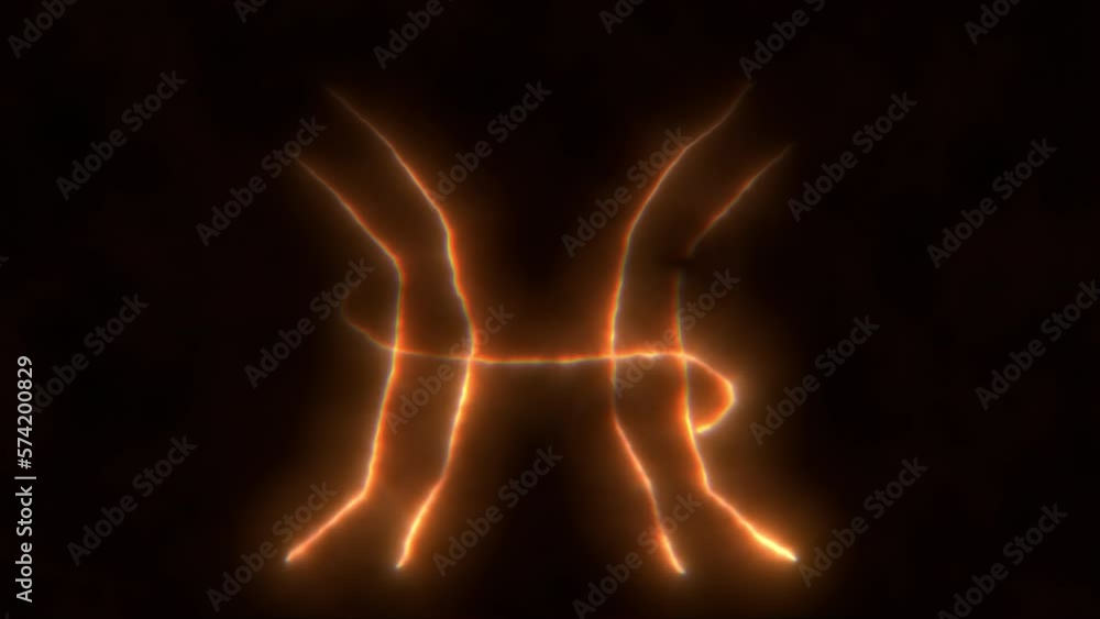 Special effect of the invocation of a mystical symbol of magic. Mystic arts. VFX element overlay. Special effect of the invocation of a mystical symbol of magic. Mystic arts. VFX element overlay.