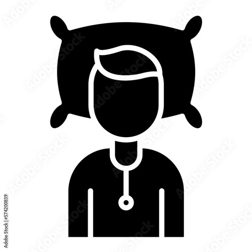 Bedridden Glyph Icon