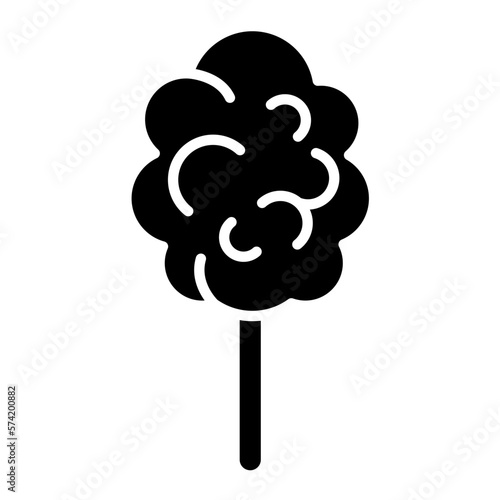Cotton Candy Glyph Icon