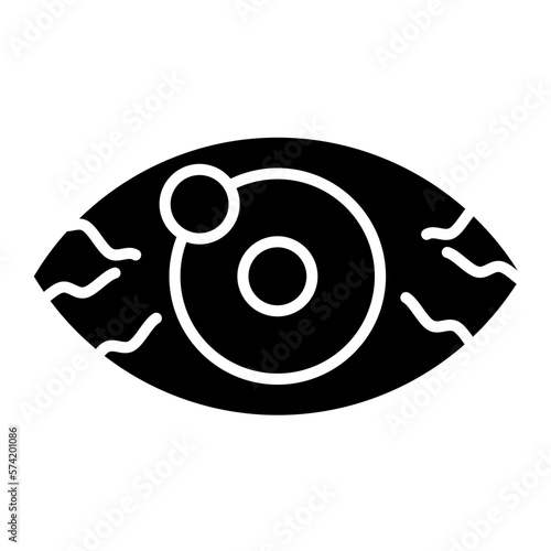 Cataract Glyph Icon