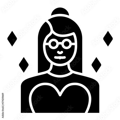 Supermodel Glyph Icon