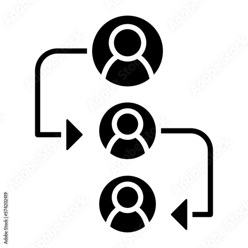 Dependencies Glyph Icon