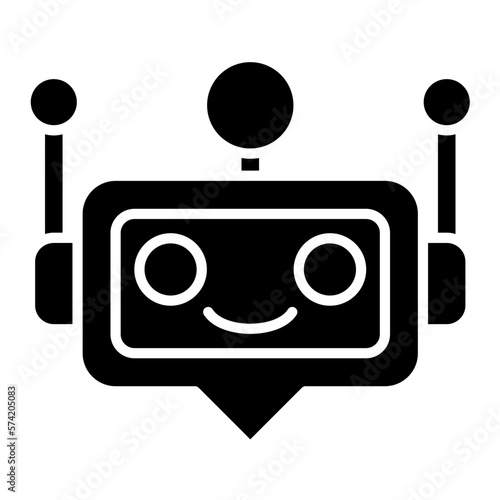 Bot Glyph Icon