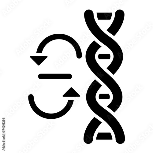 Genetic Modification Glyph Icon