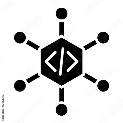 Cell Reprogramming Glyph Icon