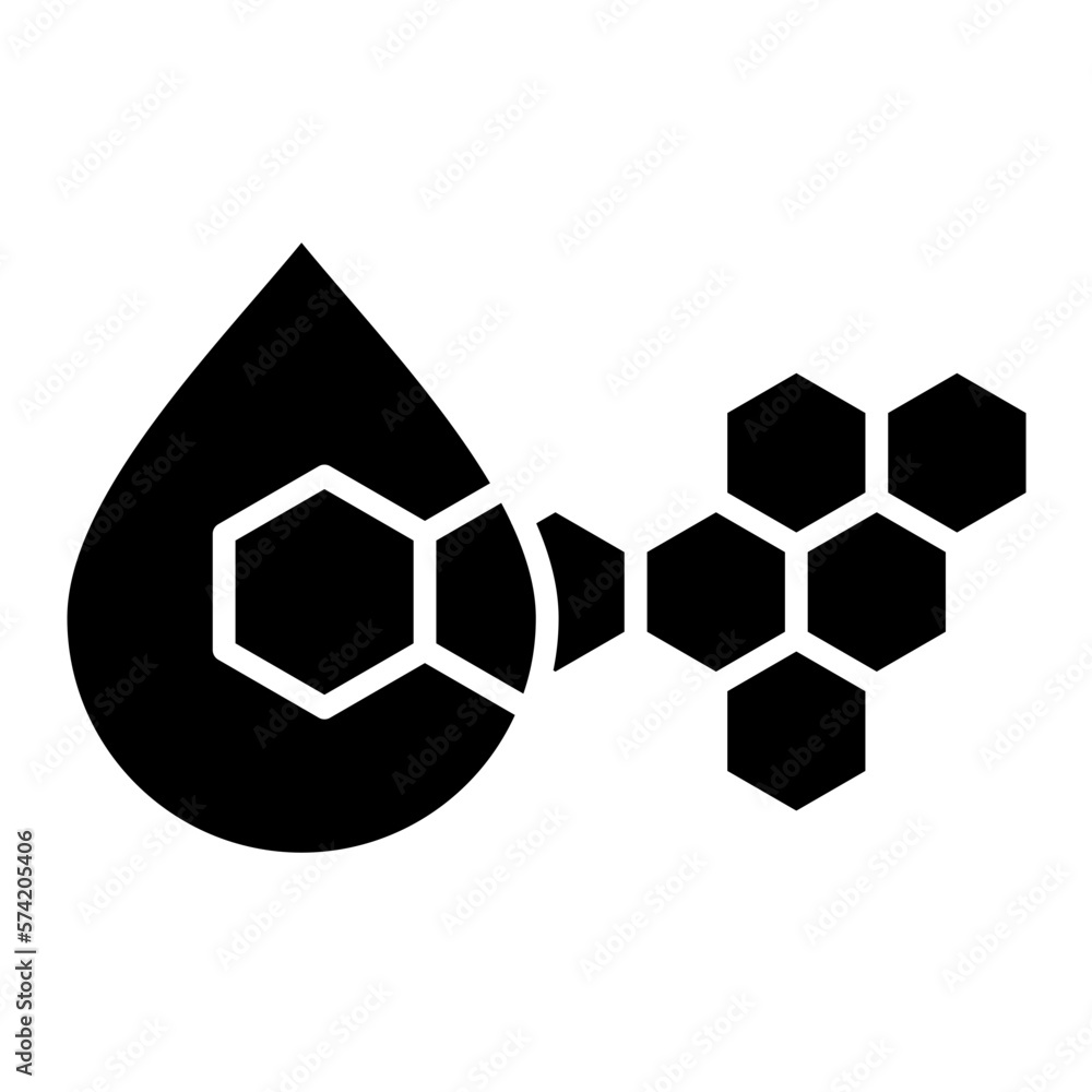Nanotech Glyph Icon Nanotech Glyph Icon